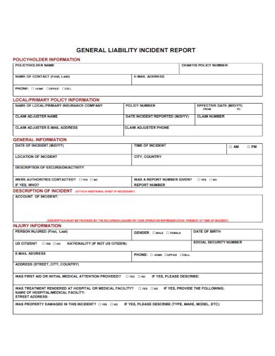 total insurance incident report answers|Cam 8 .